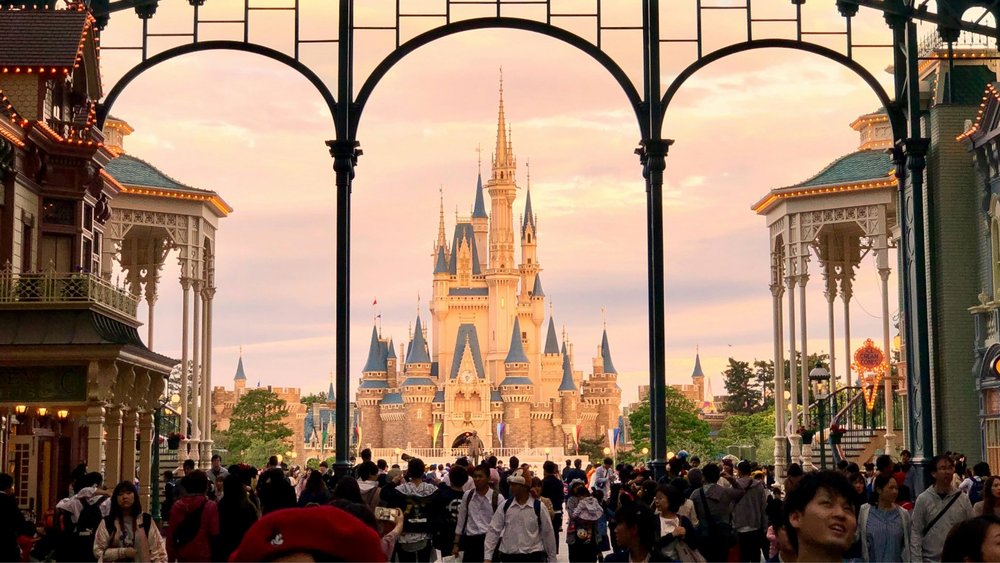 Get awestruck by the charm of Cinderella Castle at Tokyo Disneyland!