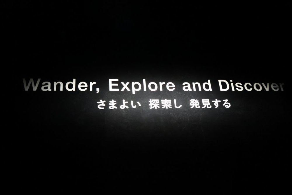 teamlab Borderless　スローガン