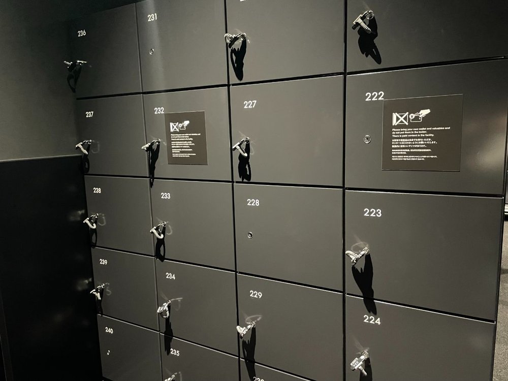 teamlab Borderless　ロッカー