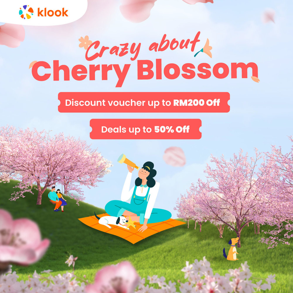Crazy About Cherry Blossom 2024 Klook spring campaign