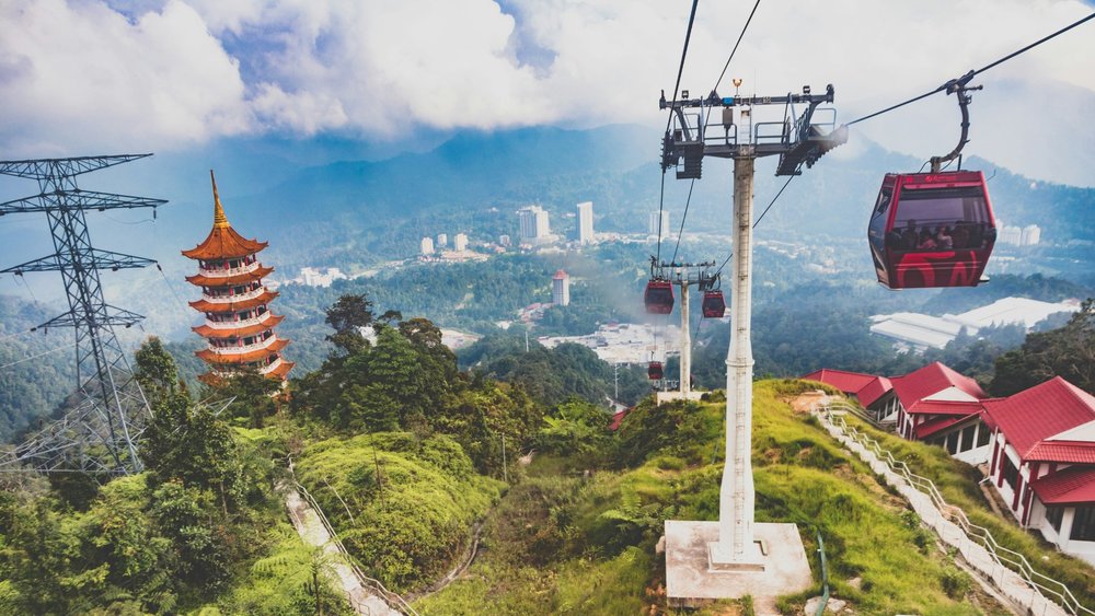 Delight in the views of the Genting Highlands and Batu Caves