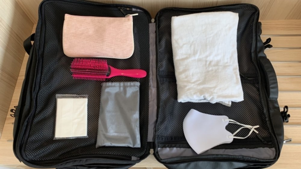 2泊3日旅行の荷物