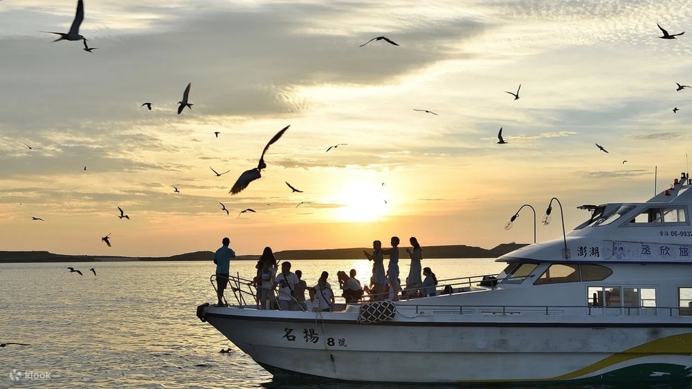 澎湖花火節大倉島夕陽