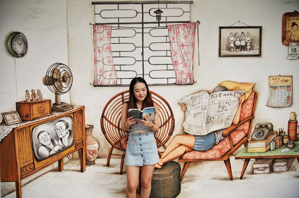 Home mural at Tiong Bahru Singapore