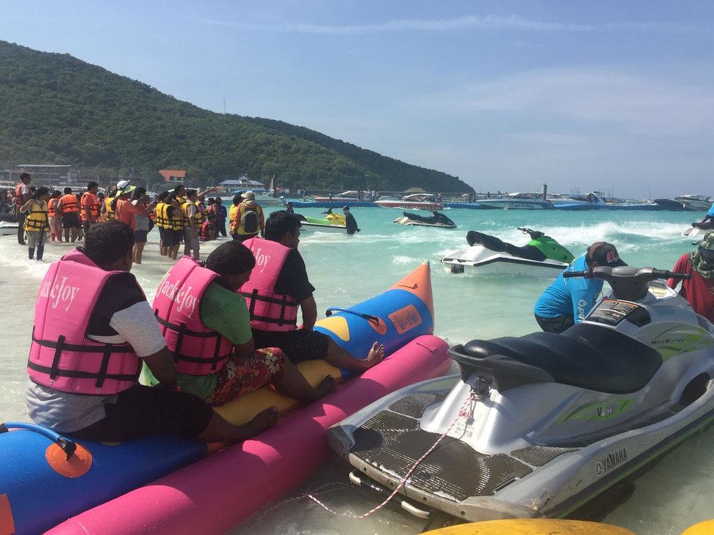 タイ　ラン島　ジェットスキー
