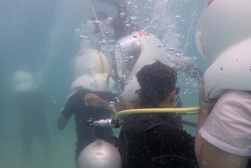 タイ　ラン島　シーウォーカー体験