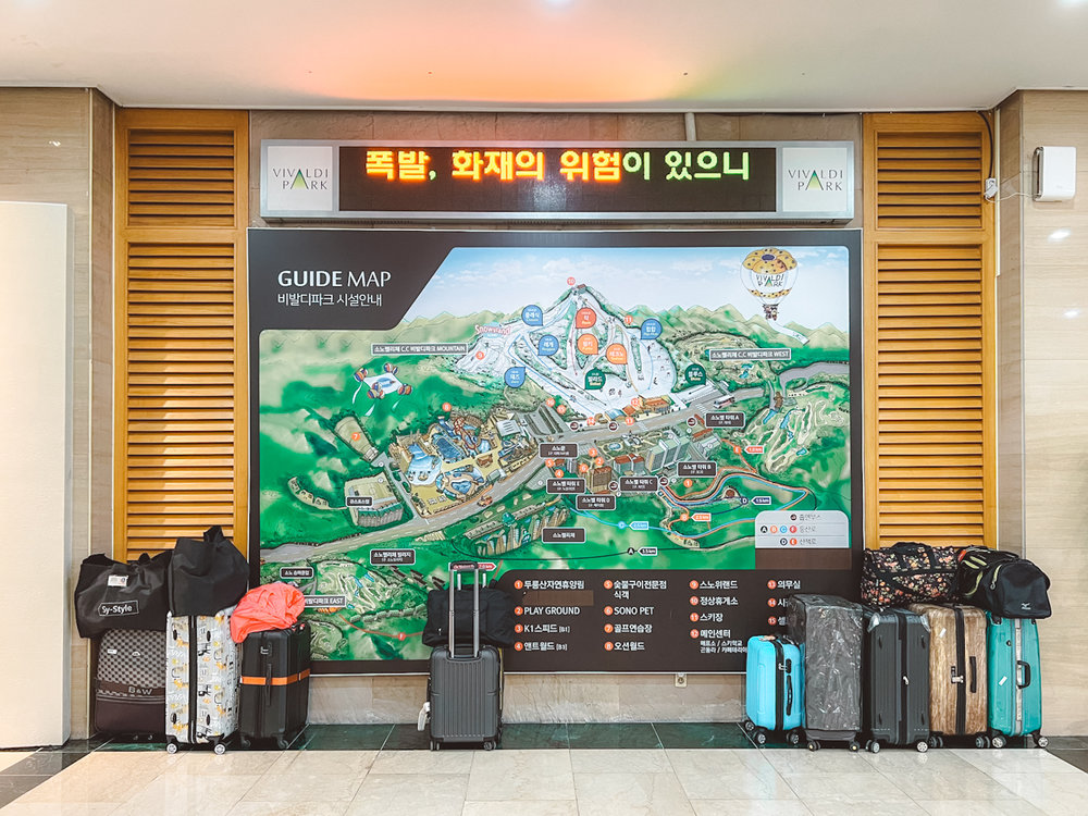 Vivaldi Park Ski Resort’s guide map space