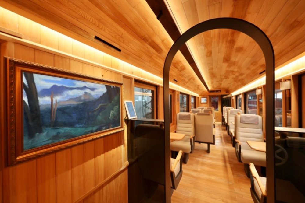 阿里山火車 福森號內裝