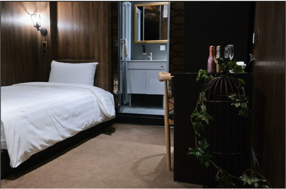 A room at The Mayer Inn in Taipei.