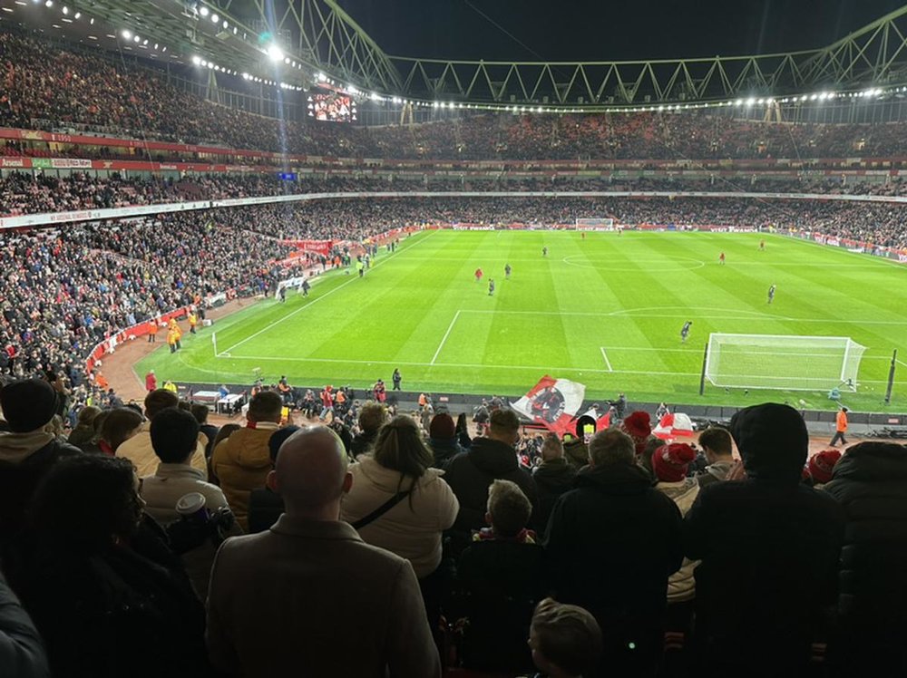 Arsenal FC 観戦の様子