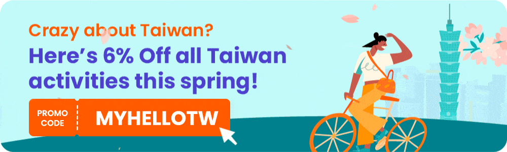 Cherry blossom Taiwan travel promo Klook 2024