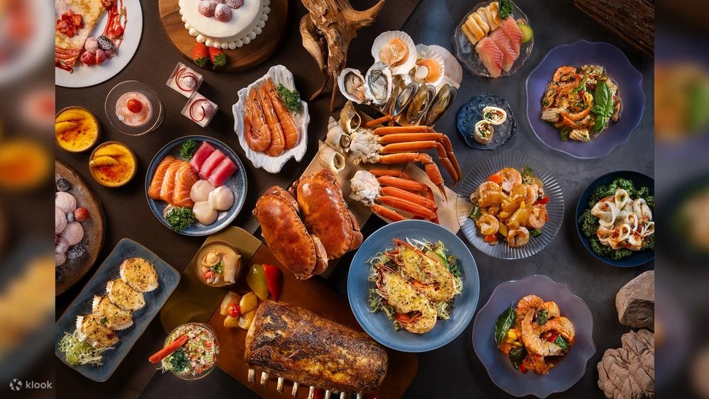 香港九龍東皇冠假日酒店尚廚供稱自助餐