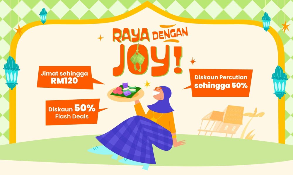 Raya dengan JOY bersama Klook 2024
