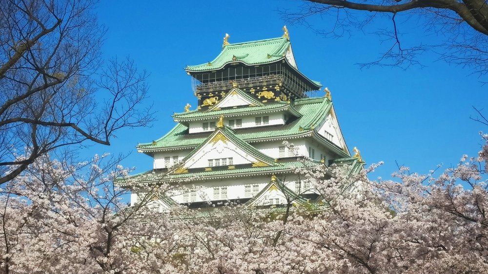 Prepare for a paradise at the Osaka Castle! Image credits to Katharine Crompton (@katharinecrompton) on Unsplash.