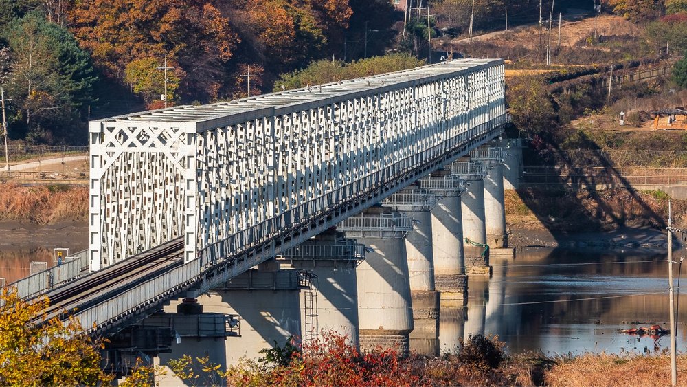 Get to cross the famous Freedom Bridge separating North and South Korea! Credits to @wwarby on Unsplash