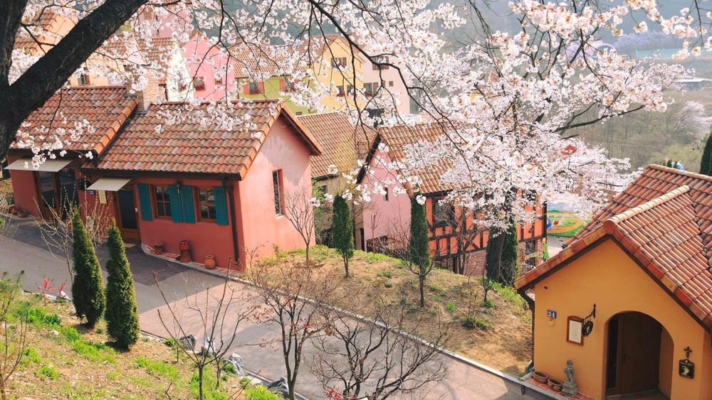 The Little Prince-inspired town is even more breathtaking during spring!