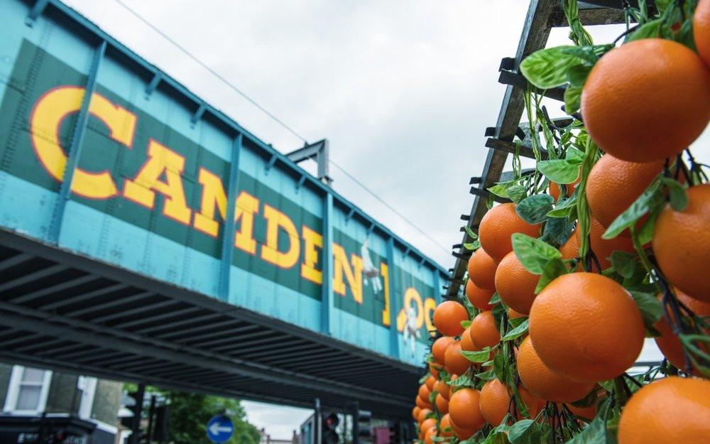 Buổi trưa - Lang Thang chợ Camden Town
