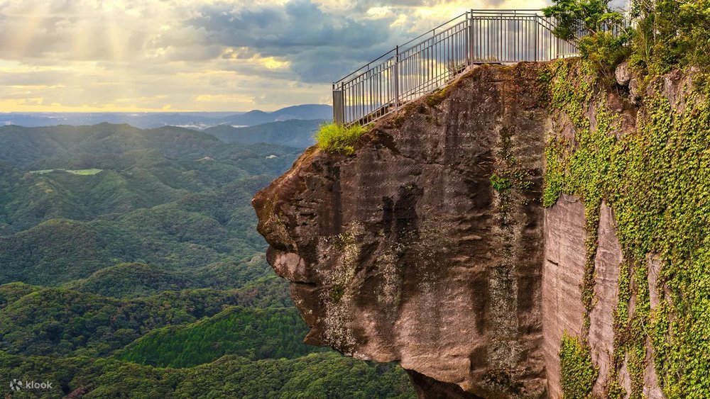Mount Nokogiriyama is a 330-meter tall mountain along the western coast of the Boso Peninsula