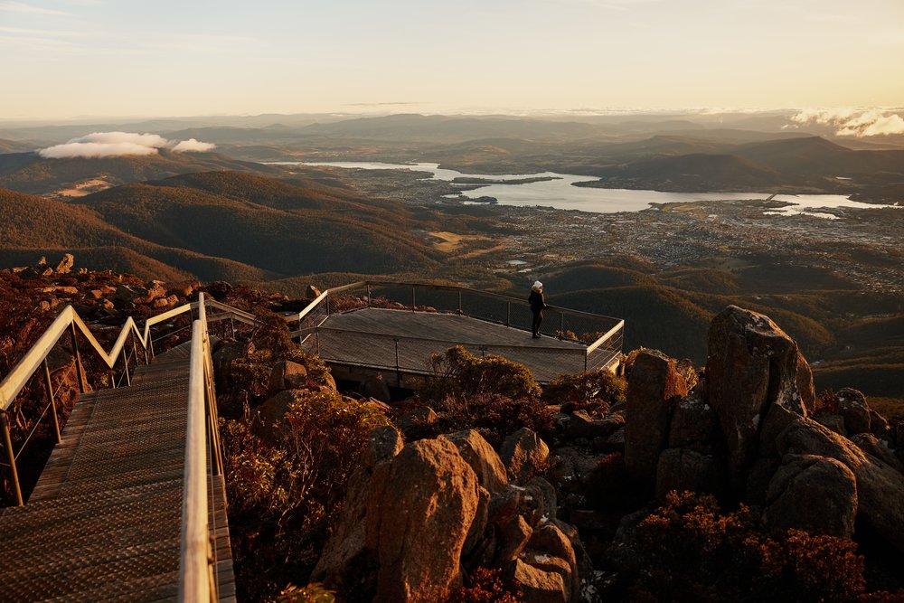 威靈頓山 (Mount Wellington)塔斯曼尼亞景點 塔斯曼尼亞自駕遊