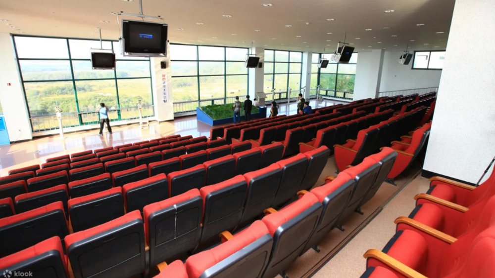 The Peace Observatory offers clear views of the border line.