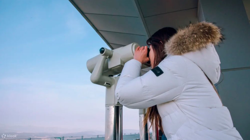 Take a peek at North Korea all the way from the Dora Observatory's watching deck.