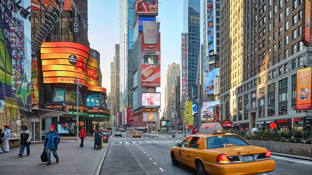 There's always something going on in Times Square! Credits to Vidar Nordli-Mathisen on Unsplash