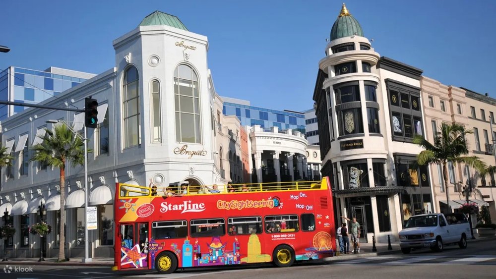 Cruise past the lavish mansions of your favourite stars