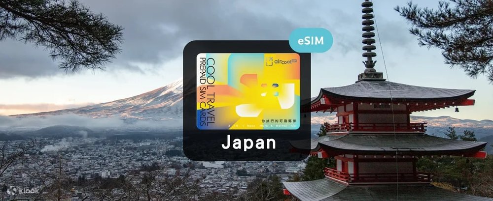 日本上網卡,日本電話卡推薦,sim卡,日本數據卡 - 4G eSIM 高速網卡