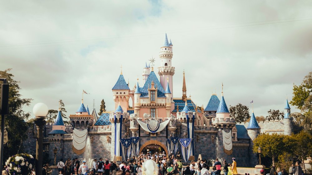 Upon entering, you'll see Disney's iconic Sleeping Beauty Castle that stands loud and proud! Credits: @jaaaaz on Unsplash