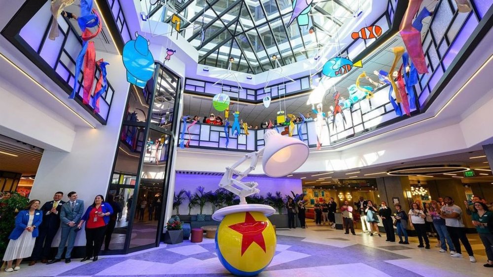The newest Pixar Place Hotel has pools that scream "just keep swimming"! Credits: @disneyparks on Instagram