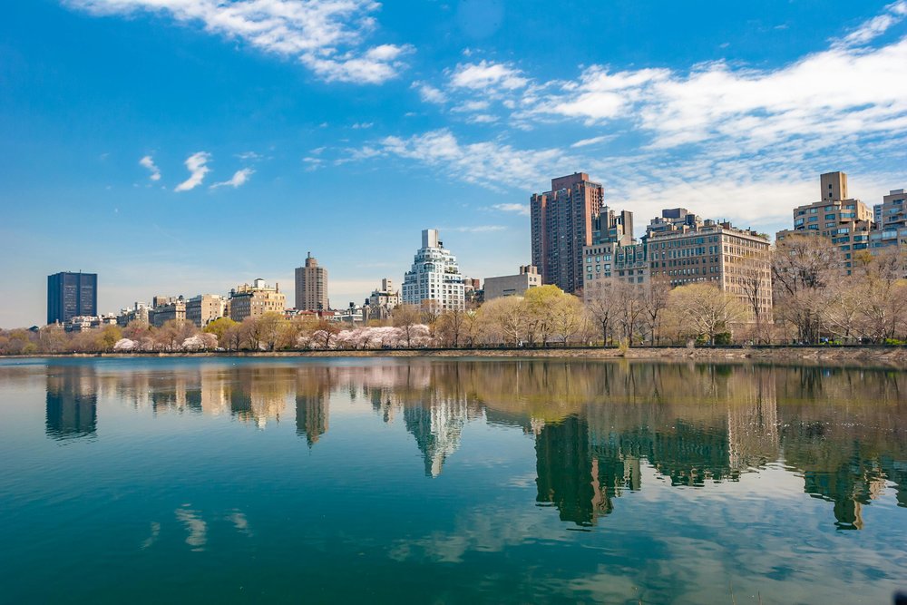 New York's amazing river view in spring. Credits to Jerome Dominici