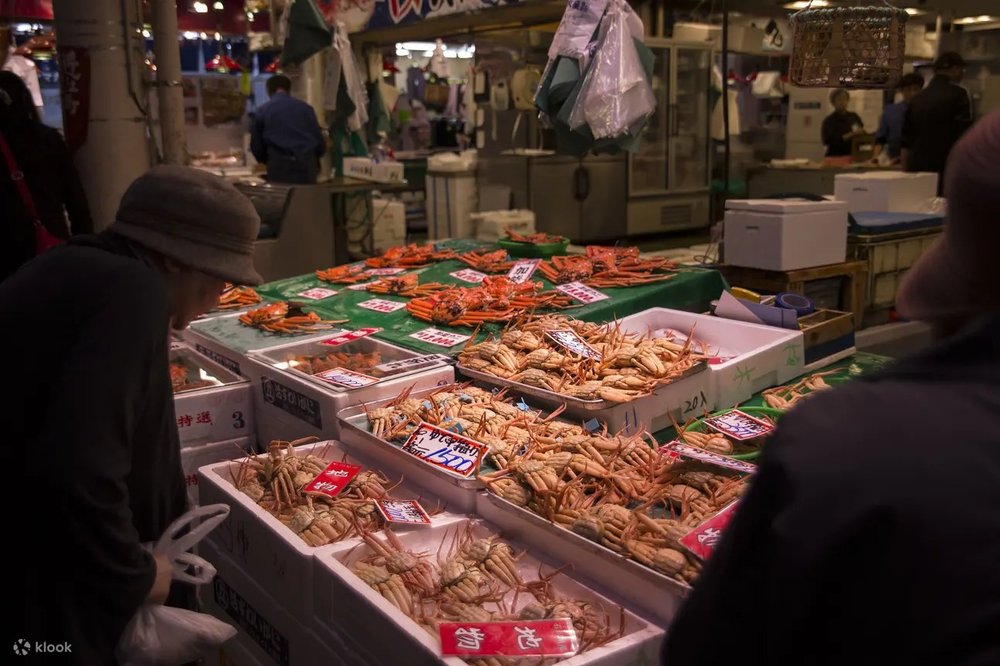 江町市場是金澤美食的聚集地