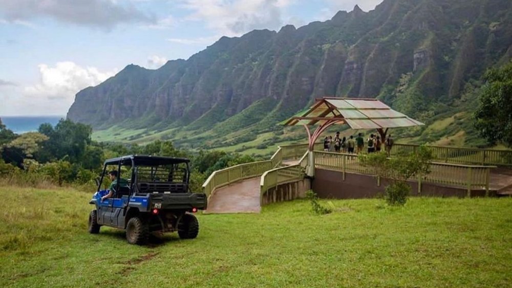The Kualoa Ranch's exciting UTV Raptors are straight from your childhood dreams!  Credits: @kualoaranch on Instagram
