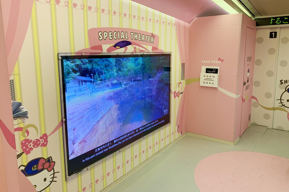 Hello Kitty新幹線車廂