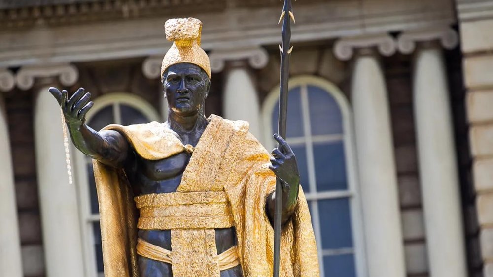 Pay a visit to the statue of Hawaii's first monarch, King Kamehameha!