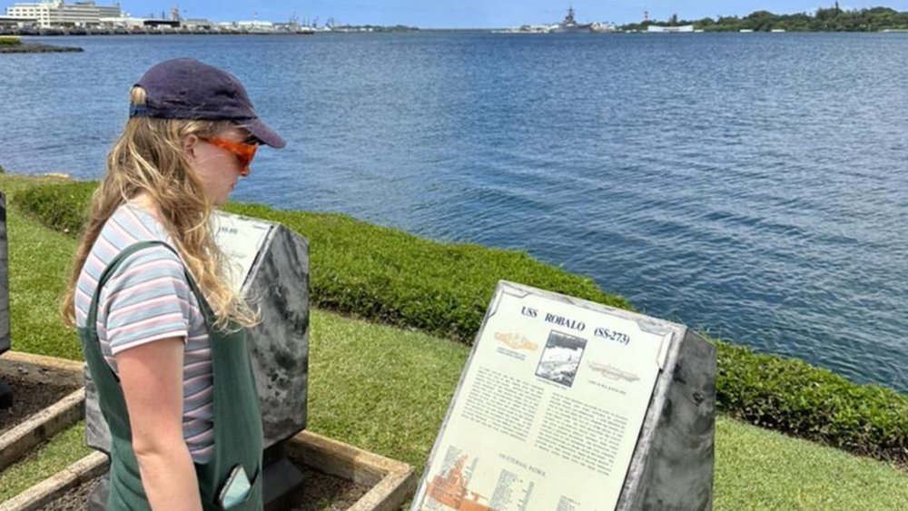 Learn how the attack on Pearl Harbor unfolded at the wayside exhibits at the Pearl Harbor Visitor Center.