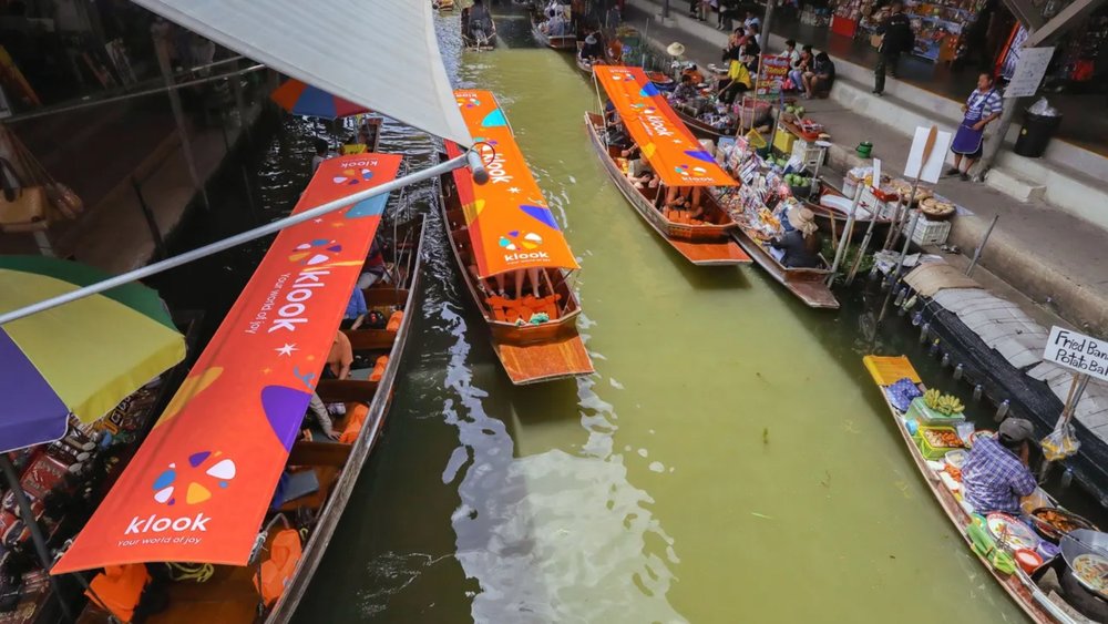 Shop at Bangkok’s floating markets 