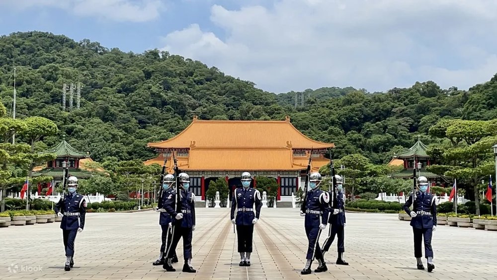 台北 忠烈祠の衛兵交代式