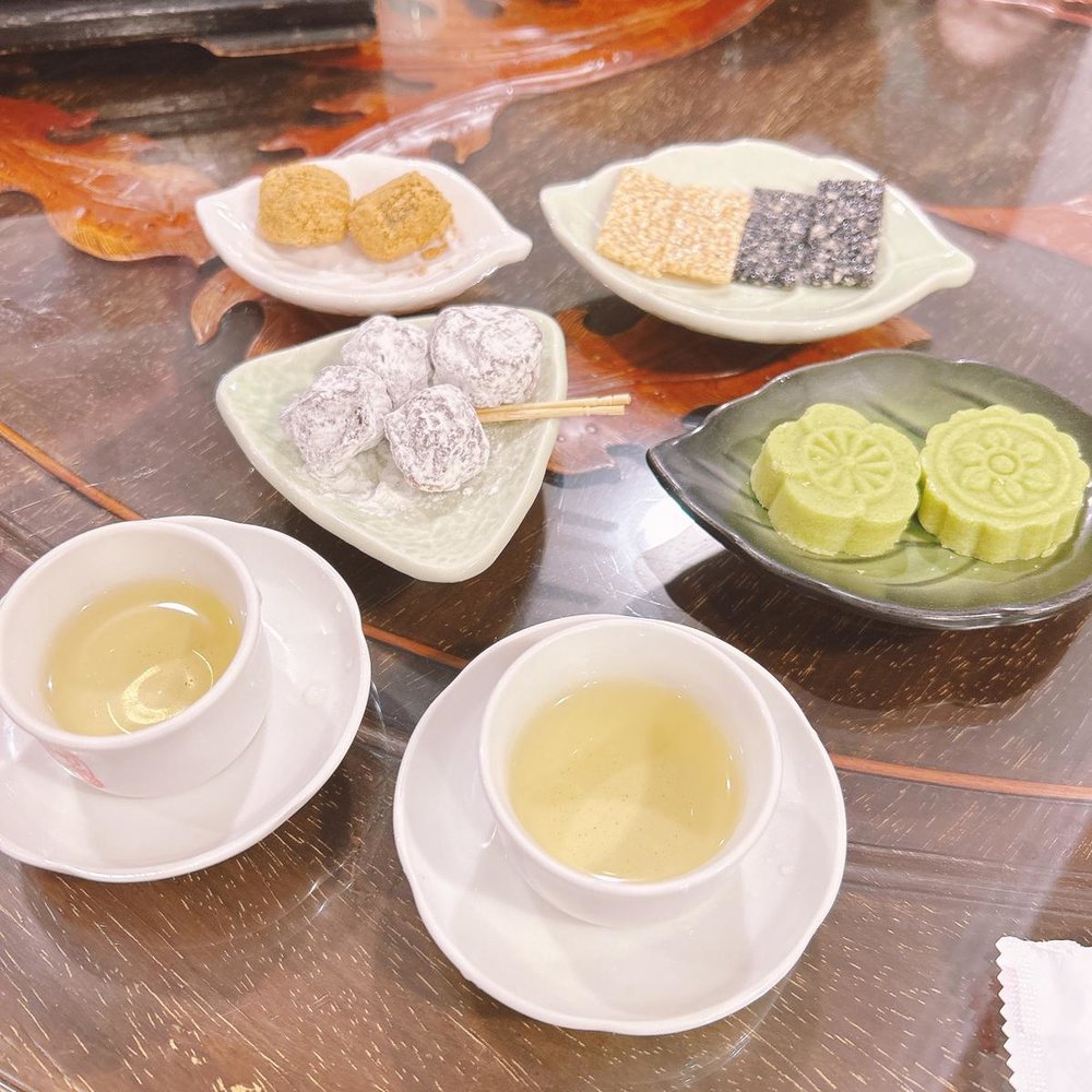 Jiufen Old district 九份 水心月茶坊のアフタヌーンティー