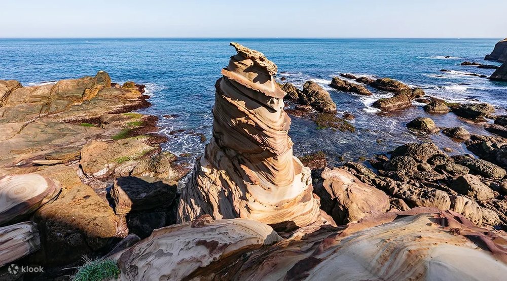 東北角海岸 めずらしい岩石