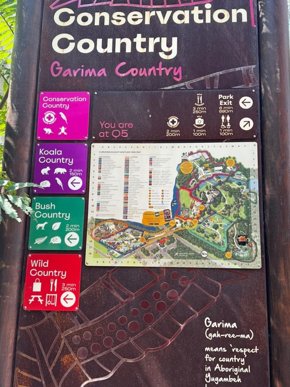 ゴールドコースト　カランビン動物園　9つのエリア