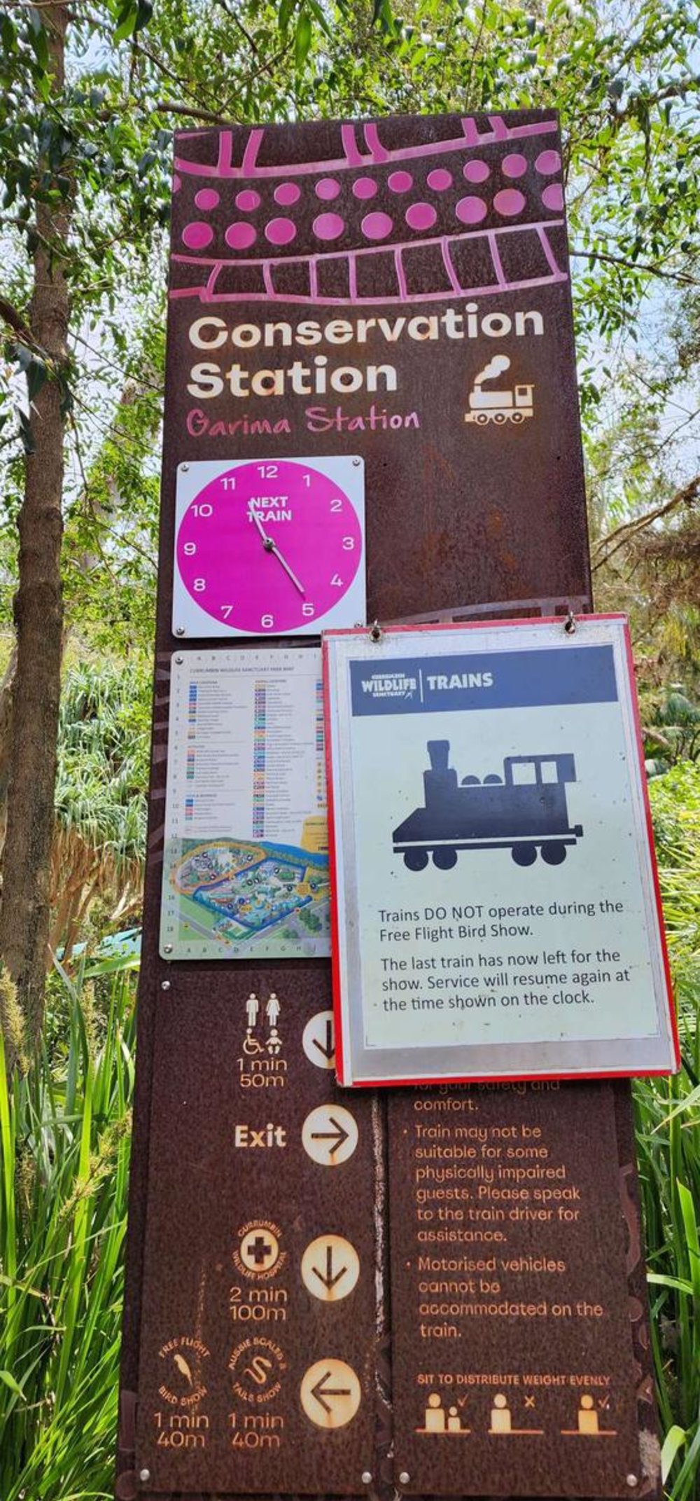 ゴールドコースト　カランビン動物園　ミニ列車