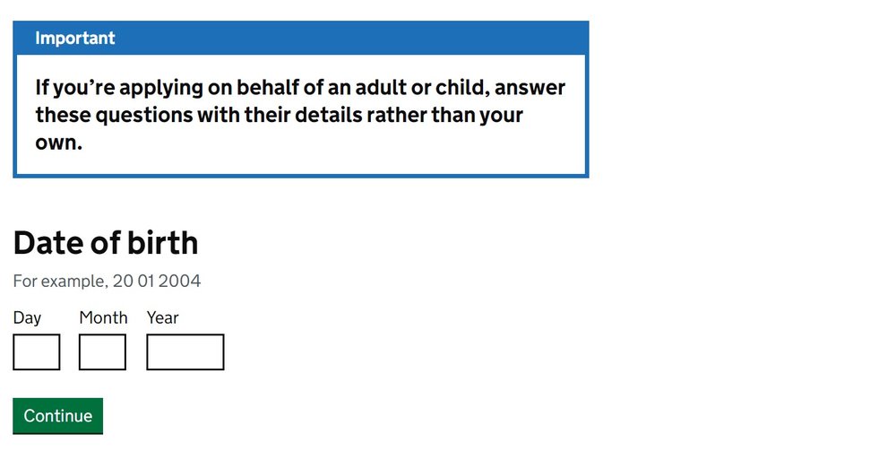 申請BNO護照表格