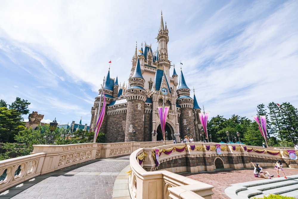 Fantasyland castle in Tokyo Disneyland