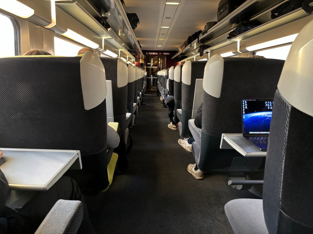 TGV フランス [車内座席] 1等席