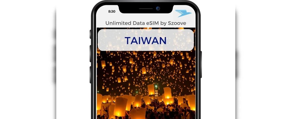 台灣SIM卡, 台灣數據卡, 台灣電話卡推介-台灣 eSIM（無限流量吃到飽）