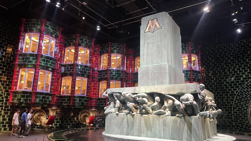 inside the warner bros studio tour in tokyo, almost an exact replica of the film set