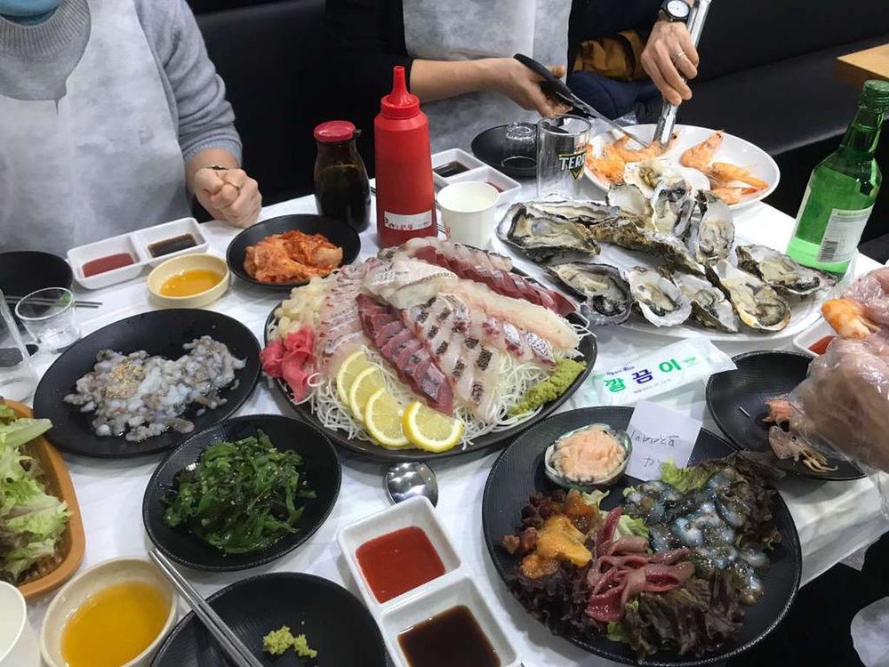 韓国 鷺梁津水産市場(ノリャンジンスサンシジャン