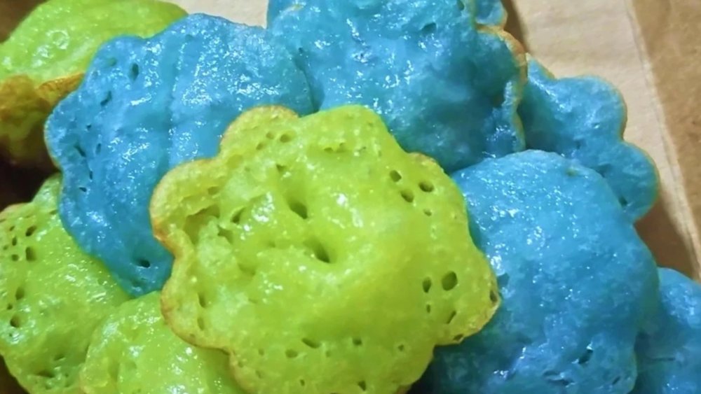 Pandan cake Kanom Krok