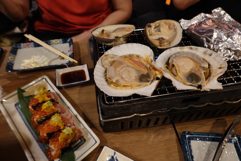 grill your own seafood